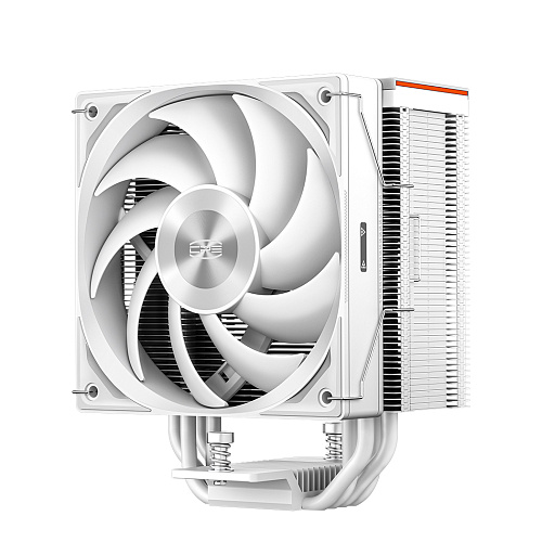 Кулер для процессора/ PCCooler RZ400 V2 WH (230W, 4-pin PWM, 155mm, Al/Cu, 4x6mm, 1x120mm, 86.73CFM, 32dBA, 2200RPM, S: 1851/1700/1200/115X, AM5/AM4,