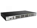 Коммутатор D-Link PROJ Управляемый L3 стекируемый коммутатор, 20x1000Base-X SFP, 4x10GBase-X SFP+, 4xCombo 1000Base-T/SFP, защита от статического элек