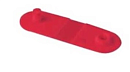 Zebra Red Clips for use with QuickClip Wristbands, Kit 275
