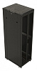 Шкаф коммутационный Hyperline (TTB-3268-DD-RAL9004) напольный 32U 600x800мм пер.дв.перфор. задн.дв.перфор. 2 бок.пан. 800кг черный 710мм 1610мм IP20 с
