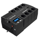 Источник бесперебойного питания (ИБП) CyberPower BR700E, Line-Interactive, 700VA/420W, 8 (4+4) Schuko розеток, USB. / CBR-BR700EA / UPS CyberPower B