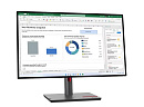 Монитор Lenovo 27" P27h-30, 16:9, IPS, QHD, 4ms, 350cd, 60Hz, HDMI, DP, DP OUT, USB-C, USB, LAN, HAS