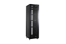[W47U10080R-M] Рэковая стойка Wize Pro [W47U10080R-M] 19, 47U, 800х1000 мм, передн. и задн. двери металл. перфорированные, 2 верт. кабельных органайзе