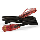 Кабельная сборка Hyperline PC-LPM-UTP-RJ45-RJ45-C5e-2M-LSZH-BK Патч-корд U/UTP, Cat.5e (100% Fluke Component Tested), LSZH, 2м, черный