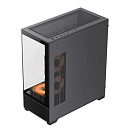 Корпус GameMax Vista AB Black без БП (MID-TOWER,Черный.,Зак. стекло, USB3.0, Type-C, 6*120ARGB+cont)