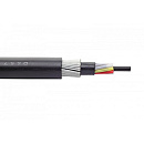 EUROLAN 39L-40-128-12BL Модульный волоконно-оптический кабель L04-FG с центральным силовым элементом, с броней из стеклопластиковых прутков, 128x50/12