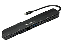 USB хаб ORIGO Док-станция USB-C, 1xUSB 3.0, 1xUSB-C/PD 3.0, 2xUSB 2.0, 1x1000Base-T, 1xHDMI, слот SD/TF/microSD