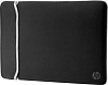 Сумка HP Case Reversible Sleeve black/silver (for all hpcpq 14.0" Notebooks) cons
