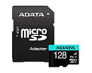 Карта памяти MICRO SDXC 128GB W/AD. AUSDX128GUI3V30SA2-RA1 ADATA