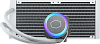 Система охлаждения/ Cooler Master MasterLiquid ML240 Illusion White Edition (210W, 240mm, RGB, fans: 2x120mm/47.2CFM/30dBa/650-1800rpm, 1700/1200