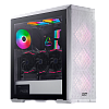 Корпус XPG DEFENDER WHITE [DEFENDER-WHCWW] (Midi-Tower, белый, TG, 120mm fan*3)