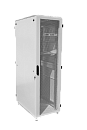 Шкаф ЦМО Шкаф телекоммуникационный напольный 42U (600x1000) дверь перфорированная 2 шт., цвет чёрный