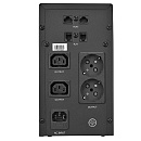 CROWN ИБП CMU-SP1200 COMBO {1200VA металл, 2x12V/9AH, розетки 2*IEC + 2*EURO} (CM000001509)
