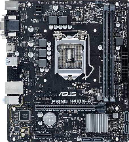 Материнская плата/ PRIME H410M-R-SI