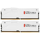 Память DDR5 2x16GB 6000MHz Kingston KF560C36BWEAK2-32 Fury Beast White Expo RGB RTL Gaming PC5-48000 CL36 DIMM 288-pin 1.35В dual rank с радиатором Re