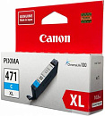 Картридж струйный Canon CLI-471XLC 0347C001 голубой для Canon Pixma MG5740/MG6840/MG7740