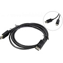 Telecom Кабель соединительный DisplayPort DP-DP 1.2V 4K@60Hz 2м <CG712-2M>[6926123464045]