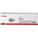 Расходный материал Картридж Canon 067 Y желтый