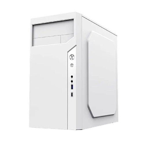 Блок питания No Name ZIRCON, IVA WT (Midi Tower, Белый, БП 450Вт., 1*USB3.0, 1*USB Type-C, HD Audio)