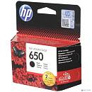 HP CZ101AE/CZ101AK картридж №650, Black {DeskJet IA 2515/2516, Black}