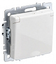 Розетка силов. IEK Brite РСбш10-3-44-БрБ BR-R16-16-44-K01 одинар. скрыт. зазем. штор. крыш. IP44 белый (упак.:1шт)
