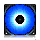 Вентилятор для корпуса Deepcool RF120B (120mm, 1300rpm, 48.9 CFM, 21.9 дБ, Molex, blue light, black/white) (DP-FLED-RF120-BL)