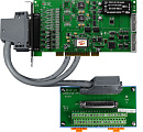 Плата Universal PCI с 8 каналами AO с изоляцией, 16 DI, 16 DO, 3 каналами таймер/счетик (с кабелем CA-3710 D-Sub и клеммной платой DN-37)