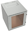 Шкаф коммутационный NT WALLBOX LIGHT 9-66 G (176970) настенный 9U 600x650мм пер.дв.стекл несъемн.бок.пан. направл.под закл.гайки 35кг серый 600мм 23кг
