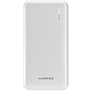 Harper Аккумулятор внешний портативный PB-10011 White (10 000mAh; Тип батареи Li-Pol; Выход 5V/2,1A; LED индикатор)