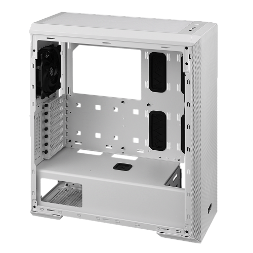 Корпус XPG DEFENDER WHITE [DEFENDER-WHCWW] (Midi-Tower, белый, TG, 120mm fan*3)