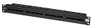 APC CAT 6 Patch Panel, 24 port RJ45 to 110 568 A/B color coded