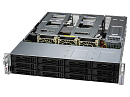 Серверная платформа Supermicro CloudDC A+ Server 2U 2015CS-TNR no CPU(1)AMD EPYC 9004 series/TDP 400W/no DIMM12/ 12 3.5/2.5 SATA/ 2x10GbE 2x10GbSFP+/2