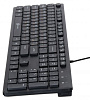 Клавиатура Оклик 500M черный USB slim Multimedia