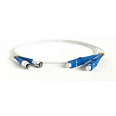 Hyperline FC-D2-9A1-FC/UR-SC/UR-H-1M-LSZH-WH Патч-корд волоконно-оптический (шнур) SM 9/125 (G657), SC/UPC-FC/UPC, 2.0 мм, duplex, LSZH, 1м
