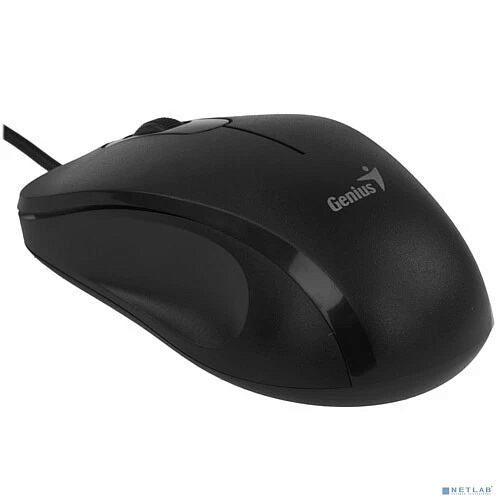 Мышь проводная Genius DX-101, Black, USB, разрешение 1200 DPI. Цвет: черный