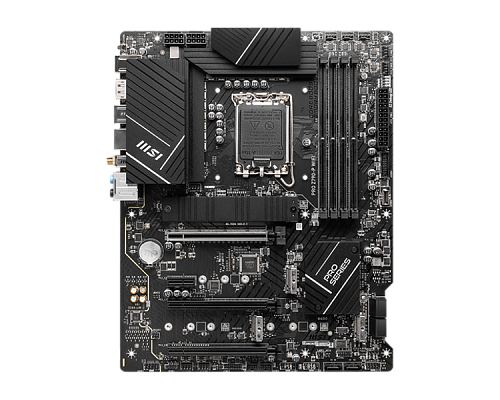 Материнская плата MSI PRO Z790-P WIFI LGA1700,4DDR5,3PCI-Ex16,1PCI-Ex1,4M.2 ,1USB3.2 Gen2 X2, 6USB3