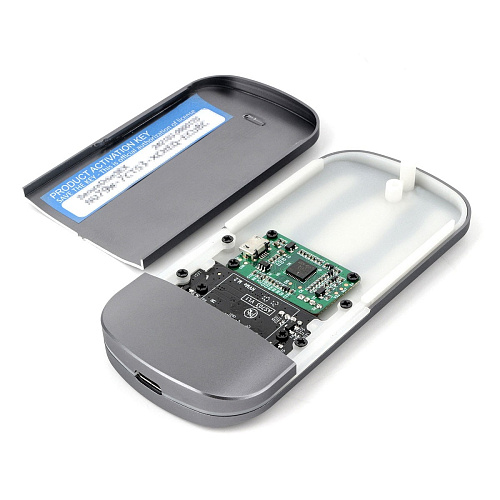 Корпус AGESTAR 31UBNVFC-GRAY Внешний SSD M.2 NVME (M-Key) , сканер отпечатка пальца, шифрование данных, алюминий, серый (2280) {50} (672998)