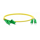 Hyperline FC-D2-9-LC/AR-LC/AR-H-1M-LSZH-YL Патч-корд волоконно-оптический (шнур) SM 9/125 (OS2), LC/APC-LC/APC, 2.0 мм, duplex, LSZH, 1 м