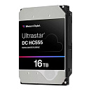 Жесткий диск серверный Western Digital 3.5" 16TB Ultrastar DC HC555 WUH722016CL5204 SAS 12Gb/s, 7200rpm, 512MB, 512e, 0B47745