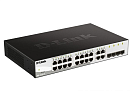 Коммутатор D-LINK Managed L2 Switch 16x1000Base-T, 4xCombo 1000Base-T/SFP, Surge 6KV, CLI