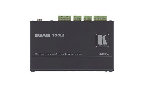Преобразователь сигнала Kramer Electronics [482xl] балансного и небалансного стереофонических аудиосигналов (клеммные разъемы), 100 кГц
