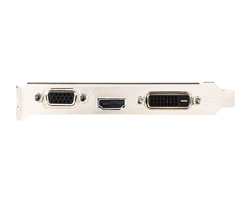 Видеокарта MSI PCI-E GT 710 2GD3H LP NVIDIA GeForce GT 710 2Gb 64bit DDR3 954/1600 DVIx1 HDMIx1 CRTx1 HDCP Ret low profile