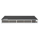 Коммутатор SNR Управляемый коммутатор уровня 2+, 48 портов 10/100/1000Base-T, 6 портов 1/10G SFP+