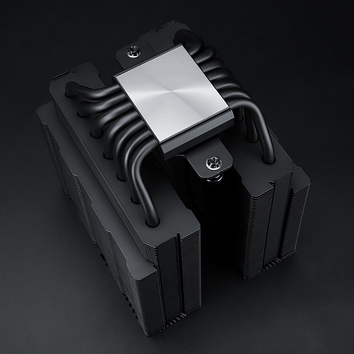 Кулер для процессора/ Thermalright Phantom Spirit 120 EVO (4-pin PWM, 157mm, Ni/CU, 7x6mm, ARGB, 2x120mm, 69CFM, 27dBA, 2150RPM, S: 1700, 1200, 20XX,