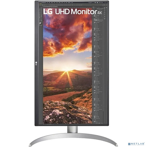 LCD LG 27" 27UP850N-W {IPS 3840x2160 60Hz 5ms 178/178 400cd 1200:1 10bit(8bit+FRC) HDR10 DisplayHDR400 2xHDMI2.0 DisplayPort1.4 FreeSync 2xUSB3.0 USB-