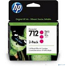 Картридж струйный HP 712 3ED78A пурпурный x3упак. (29мл) для HP DJ Т230/630