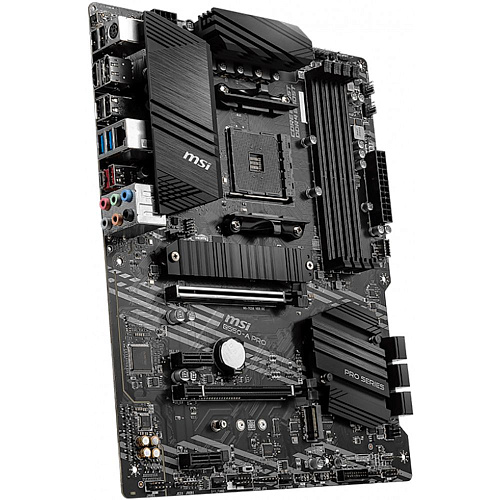 Материнская плата MSI B550-A PRO B550, AM4, 4*DDR4, 2*PCIEx16, 2*PCIEx1, 2*M.2, 2*TypeC, 1*USB3.2Gen2, 4*USB3.2Gen1, 8*USB2.0, 6*SATA3.0, 1G, DP, HDMI