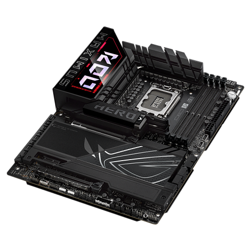 Материнская плата Asus ROG MAXIMUS Z890 HERO Soc-1851 Intel Z890 4xDDR5 ATX AC`97 8ch(7.1) 5Gigabit + 2.5Gigabit Ethernet RAID+HDMI