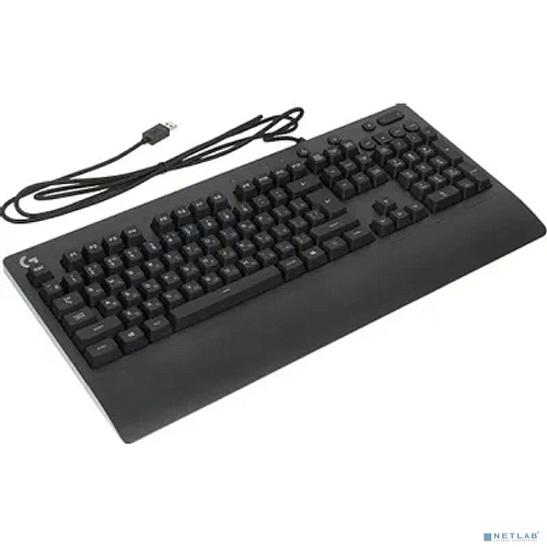 920-008092 Logitech Клавиатура игровая G213 Prodigy, оригинальная заводская гравировка RU/LAT