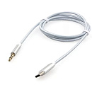 Cablexpert Кабель-переходник USB Type-C/Jack3.5, Mobile, 1м, белый, коробка (CCAB-CM35M-1M-W)